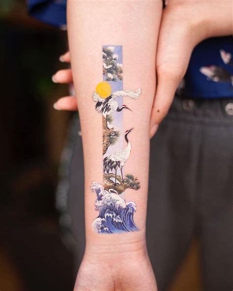 Rectangular Tattoos Reveal Body Art Inspired By Chinese Paintings Top Tattoos Mini Tattoos