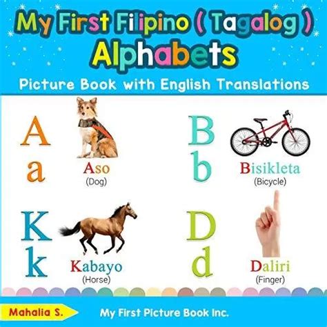 My First Filipino Tagalog Alphabets Picture Book With English Translation £1307