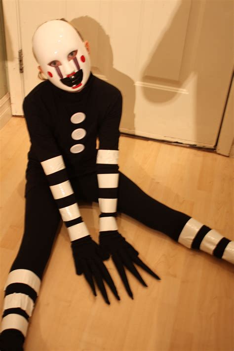 Diy Five Nights At Freddy S Fnaf Marionette Puppet Master Costume