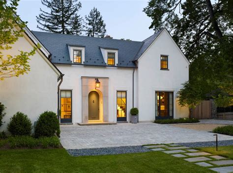 White Stucco Houses The Details Matter