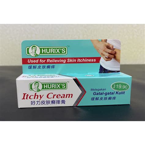Hurixs Itchy Cream 13 Gm Gatal Gatal Kulit Shopee Malaysia