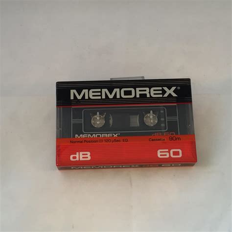 1985 Memorex Db 60 Cassette Museo De La Marca