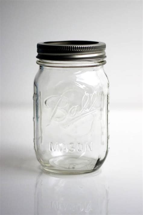 Ball Mason Jar Regular Pint 16oz Clear Jarjar Original