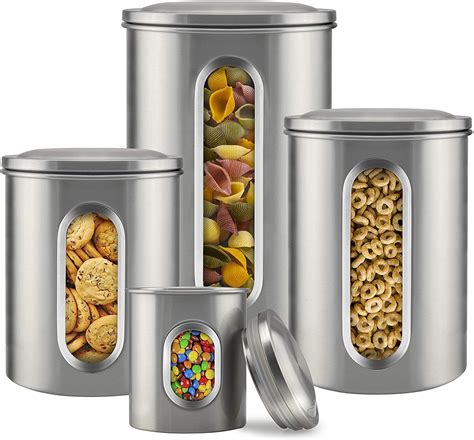 Buy Canister Sets For Kitchen Counter Kitchen Decor Sets Brushed