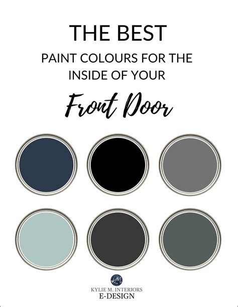 The Best Colours To Paint The Inside Of Your Front Door Kylie M Interiors