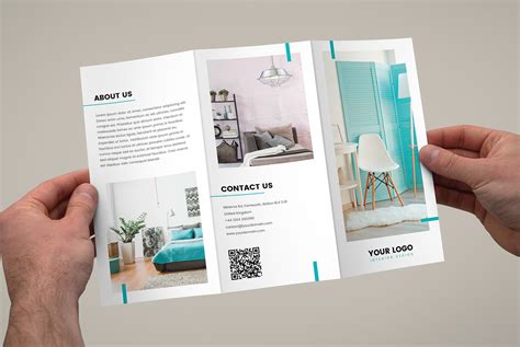 Brochure Interior Design Tri Fold Template On Behance