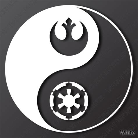 Star Wars Imperial And Rebel Alliance Yin Yang By S4sarahssigns On