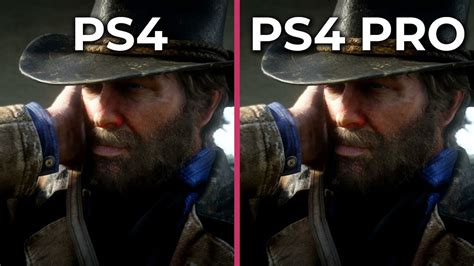 Red Dead Redemption 2 Ps4 Vs Ps4 Pro Frame Rate Test And Graphics Comparison Youtube