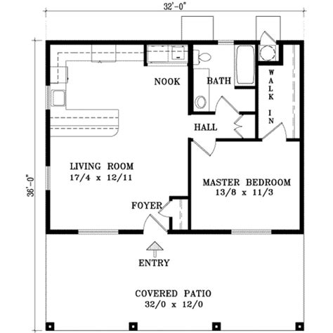 One Bedroom House Plan When The Kids Leave I Would Screen In The