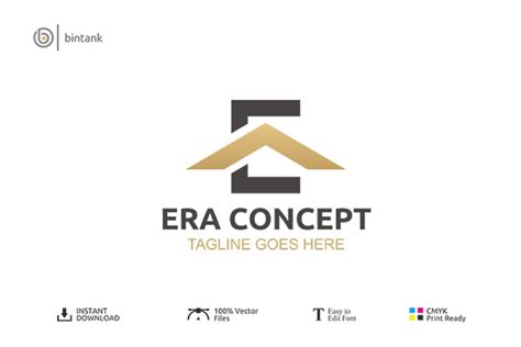 Era Concept Real Estate Logo Creative Logo Templates ~ Creative Market