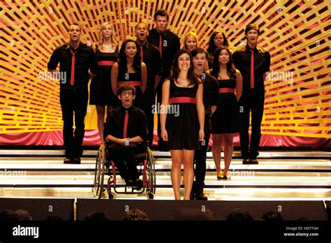 Glee Pictured Back Row L R Mark Salling Heather Morris Dijon Talton Cory Monteith Dianna