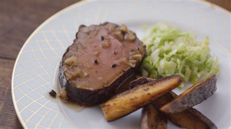 In cup, whisk flour with 1/4 cup (60 ml) of the beef broth until smooth. Beef Tenderloin with Perigord Truffle Sauce Recipe | Sarah Sharratt