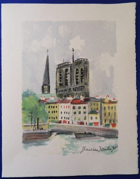 Maurice Utrillo 1883 1955 Notre Dame De Paris Vue De Catawiki