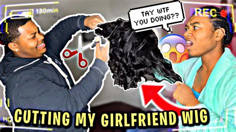 Cutting My Girlfriends Hair Prank She Throws Scissors Youtube