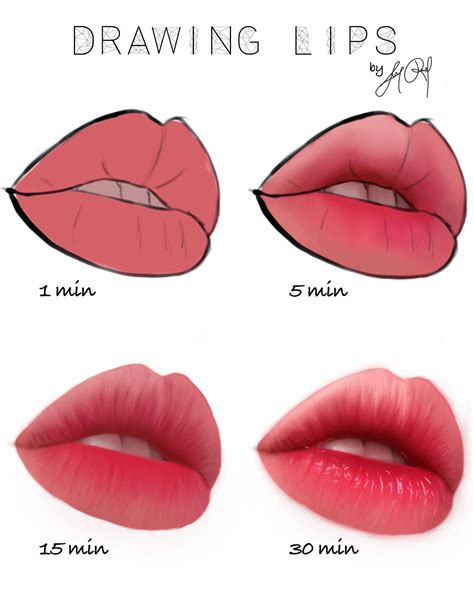 Help For Drawing Tips Drawingtips Lips Drawing Digital Painting