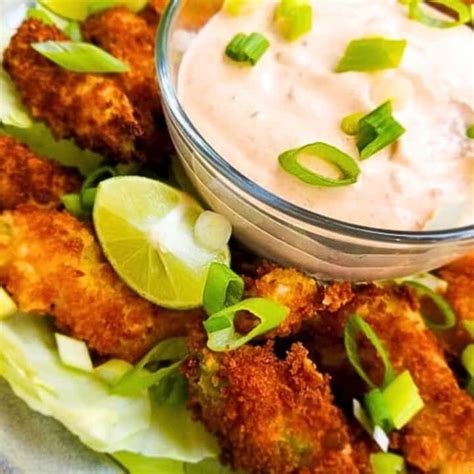 Fried Avocado Dippers Mexican Appetizers And More