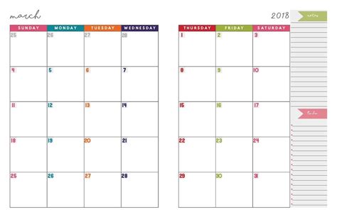 Free Printable Two Page Monthly Calendar Calendar Template Printable