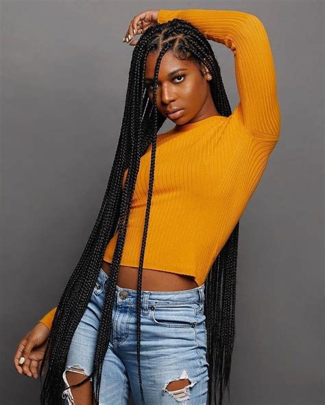 At this age where girls want to be popular, their. Pin by Charli on perfect in 2020 | Box braids hairstyles ...