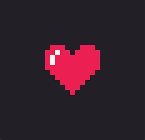 4600 Pixel Heart Stock Illustrations Royalty Free Vector Graphics