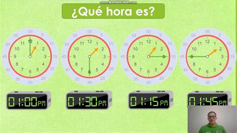Horas Conceptos Básicos Para Aprender A Leer La Hora En Un Reloj