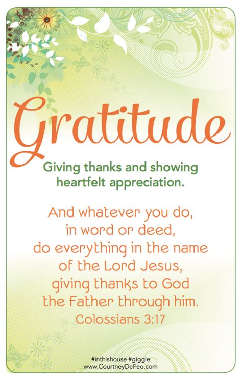 It can be a gesture, a person, material things. Teaching Gratitude - Family Style - Courtney DeFeo