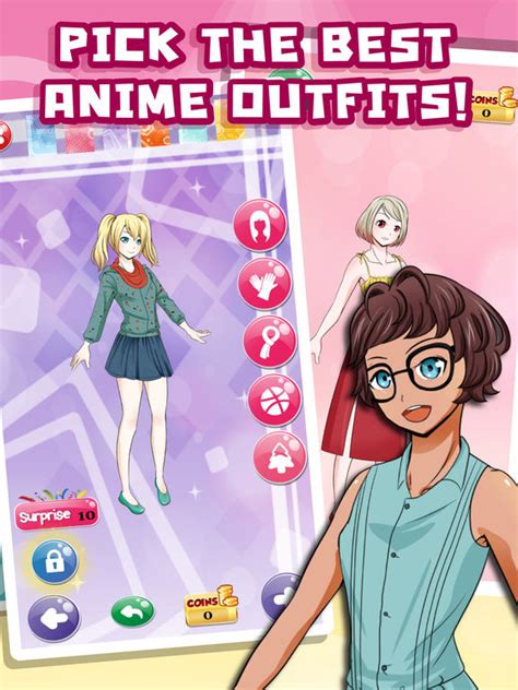 App Shopper Anime Chibi Girls Dressup Character Game For