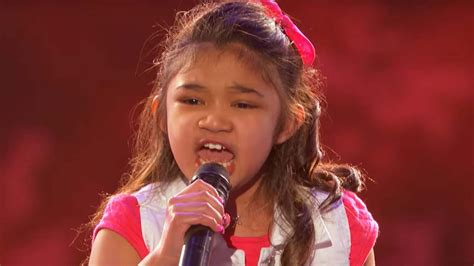 Americas Got Talent 9 Year Old Singer Gets Golden Buzzer After