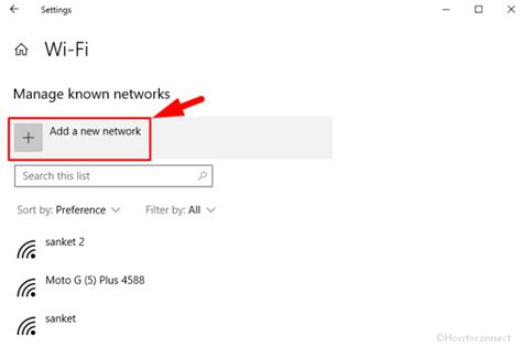 How To Manage Known Networks In Windows 10