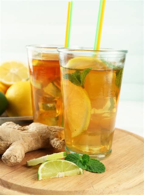 Lemon And Ginger Iced Tea Organic Valley Tea