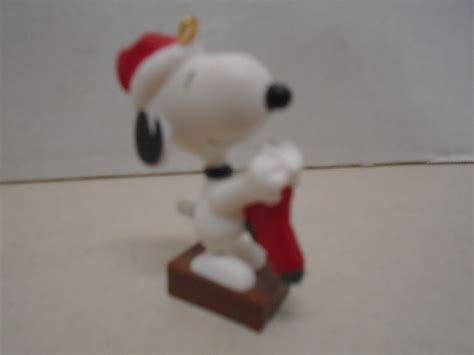 Купить Peanuts Snoopy Christmas Ornament Hanging Stocking Hallmark
