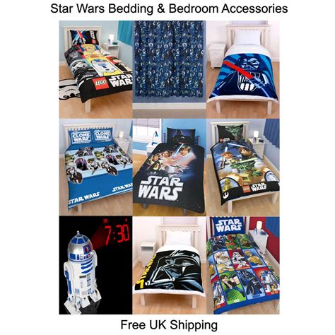 Make your own bedroom accessories with next day delivery available. Star Wars Duvets, Bedding & Bedroom Accessories (Free UK P ...