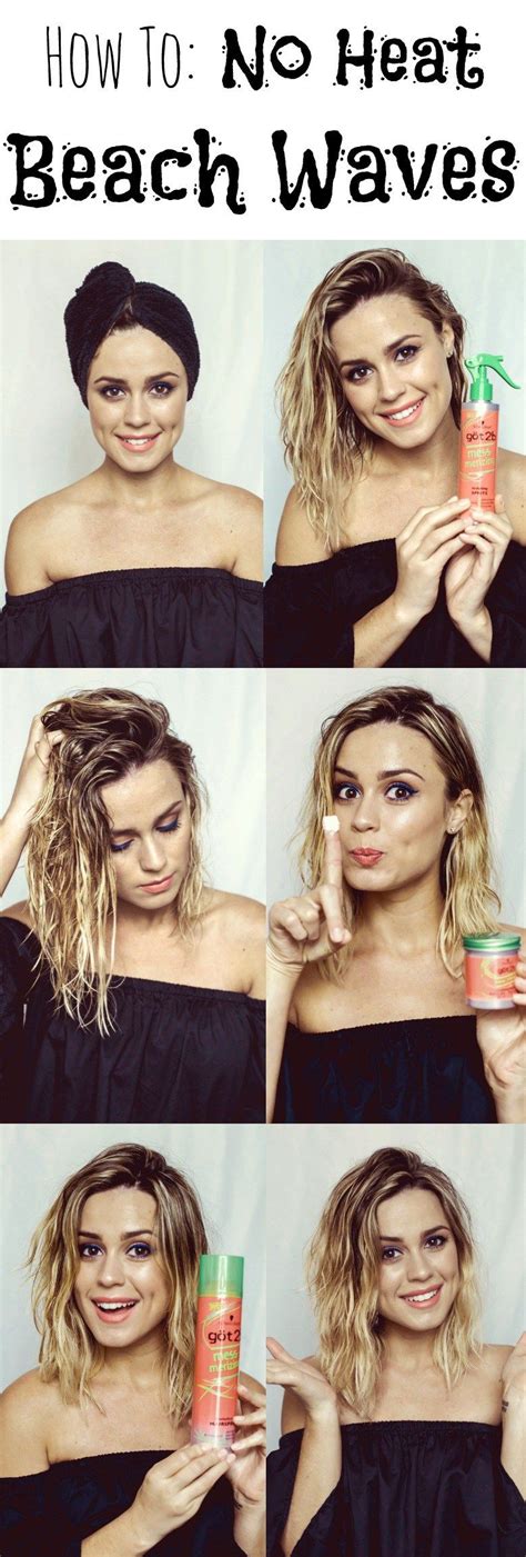 See more ideas about hair styles, long hair styles, no heat hairstyles. How to: No Heat Beach Waves Tutorial | Beach wave hair ...