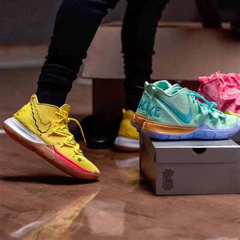Kyrie Irving Shows Nike Kyrie 5 “spongebob” Collection Sneaker Shop Talk