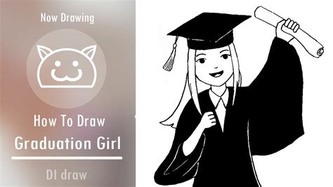 How To Draw Graduation Girl Easy Drawings Dibujos Faciles Dessins