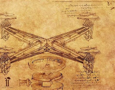 Leonardo Da Vinci Drawing Of Helicopter Long Before It Was Invented Da Vinci Inventions Da