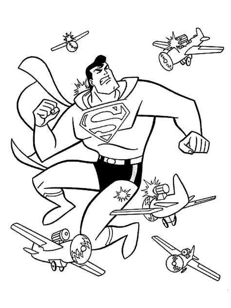 Once he is done filling in the print with paints or crayons, you can even stick the paper up to your refrigerator or on the pin board in your home. Superman Coloring pages ~ Free Printable Coloring Pages ...