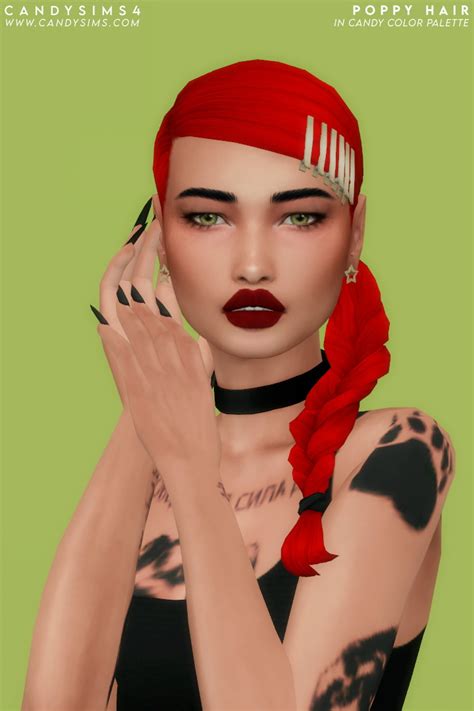 Poppy Hair At Candy Sims 4 Sims 4 Updates