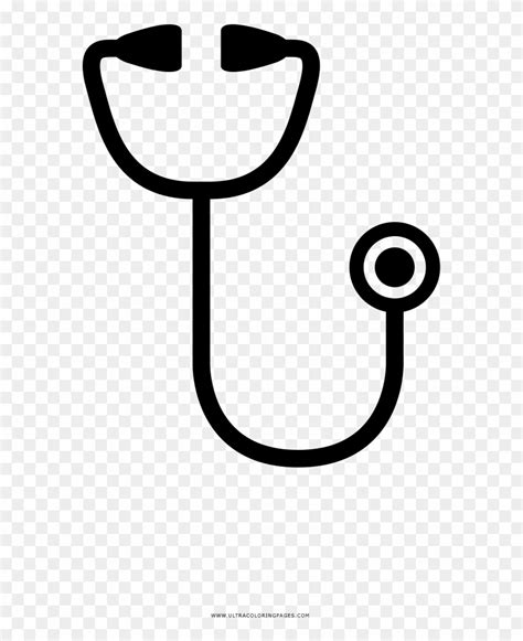 Stethoscope Coloring Page Coloring Pages