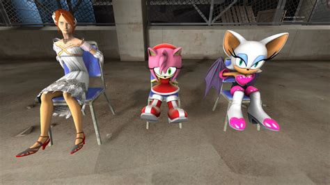 princess elise amy and rouge tied to chairs by blumptious on deviantart