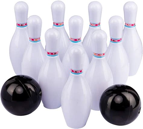 Wanuigh Kids Bowling Set Bowling Pins Ball Toys Small Plastics Bowling