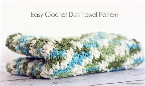 Easy Crochet Dish Towel Pattern For Your Kitchen