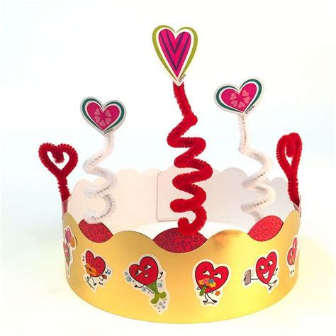 How to make a crown. Students can make fun Valentine's Day crowns and each one ...