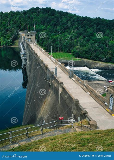 Tygart River Dam in Grafton WV USA Appalachia Close-up Editorial Image