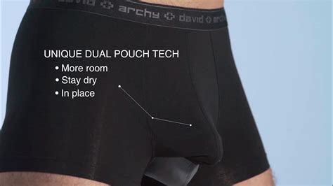 David Archy Underwear Dank05t Mens Dual Pouchseparate Pouches Underwear Youtube