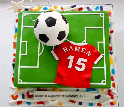 The video includes lots of unique ideas for all sports, not just football. Celebrate with Cake!: Soccer Cake