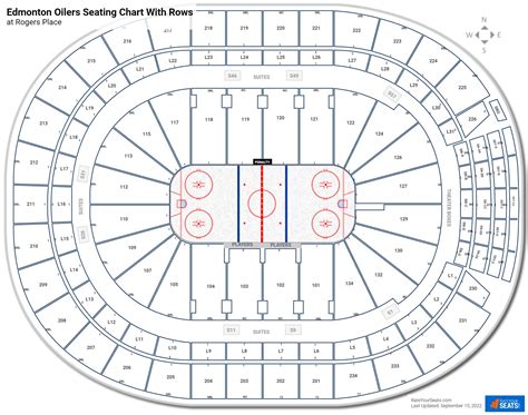 Rogers Place Edmonton Seating Map With Seat Numbers Map Poin