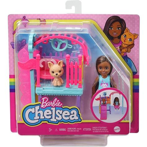 Barbie Chelsea Swing Set Playset With Chelsea Doll 6 In Brunette