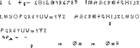 Fake Hieroglyphs Free Font In Ttf Format For Free Download 3214kb