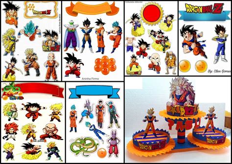 Dragon Ball Z Cake Topper Printable