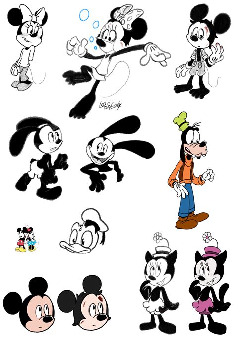 Mickey X Minnie Comic Sketches By Leogcady On Deviantart